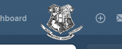 tumblr - Hogwart's dashboard selector (Classic)