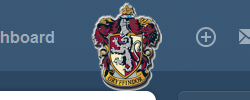tumblr - Gryffindor dashboard selector