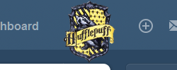 tumblr - Hufflepuff dashboard selector (Classic)