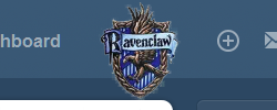 tumblr - Ravenclaw dashboard selector (Classic)