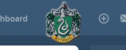 tumblr - Slytherin dashboard selector