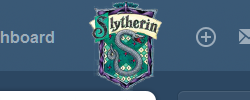 tumblr - Slytherin dashboard selector (Classic)