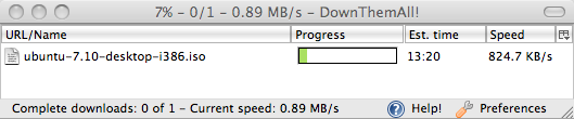 DownloadThemAll - Remove Toolbars