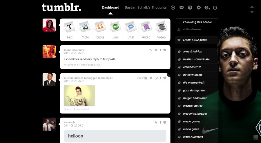 Tumblr - Mesut Özil (Black 02 - Werder Bremen)