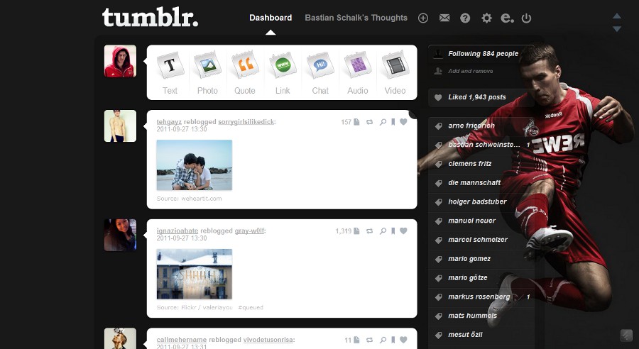 Tumblr - Lukas Podolski (Black 04 - Red)