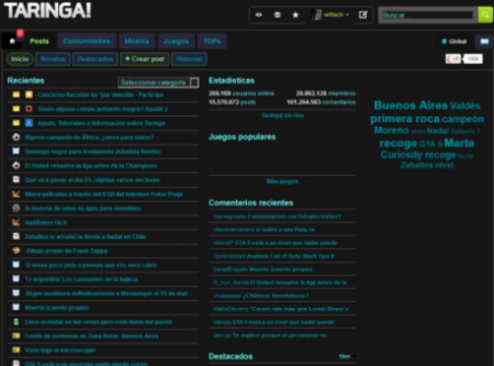 Taringa.net V5 BLACK