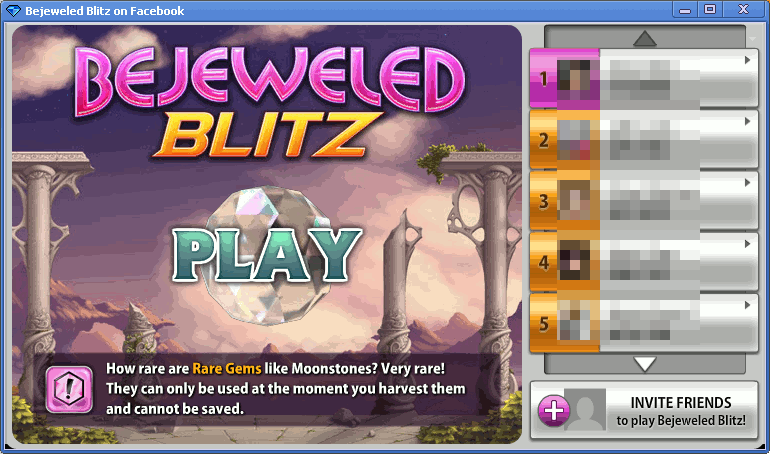 Facebook - Bejeweled Clean