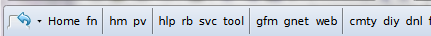 FF Bookmarks Toolbar - hide menu dropmarker
