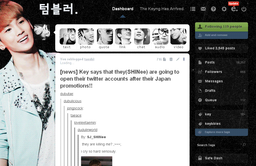 SHINee Key with Icons