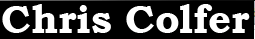 Chris Colfer tumblr logo