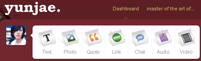 DBSK's Yunjae tumblr logo