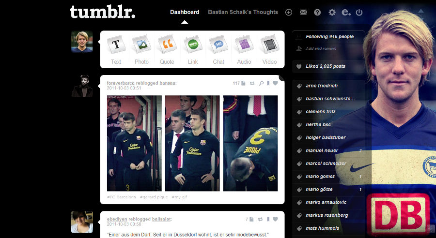 Tumblr - Peter Niemeyer (Hertha BSC - Black 04)