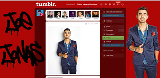 Joe Jonas Theme Dash smiling