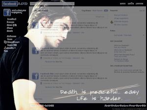 Robert Pattinson Facebook Skin