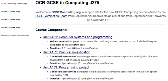 GSCE Computing — De-90s it!