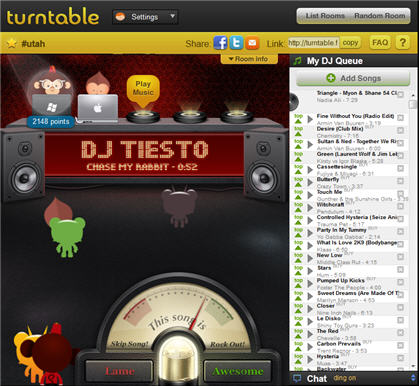 Turntable.fm - Smallify your DJ Queue!