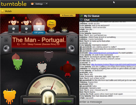 Turntable.fm - Smallify your Chat!