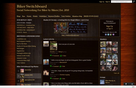 Biker Switchboard in Wood