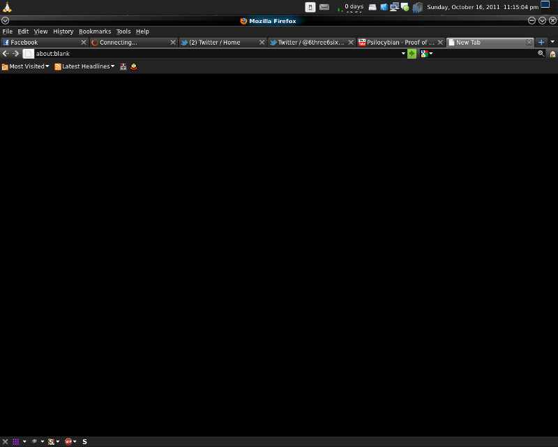 about:blank about:newtab dark