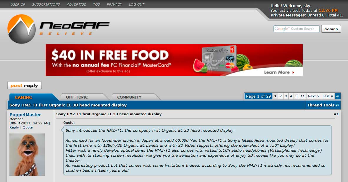 NeoGAF Pro