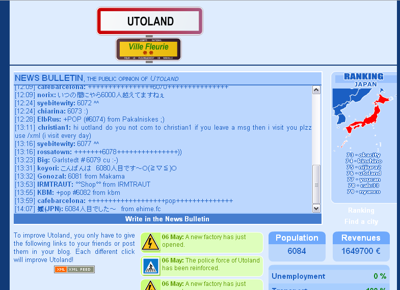 MyMiniCity - hide flash