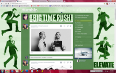 Big Time Rush - Elevate Green- Tumblr Theme