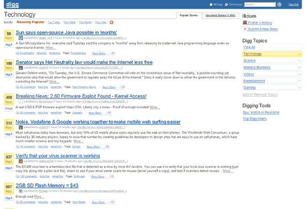 Fluid - The Ultimate Digg CSS Patch (v1.5)