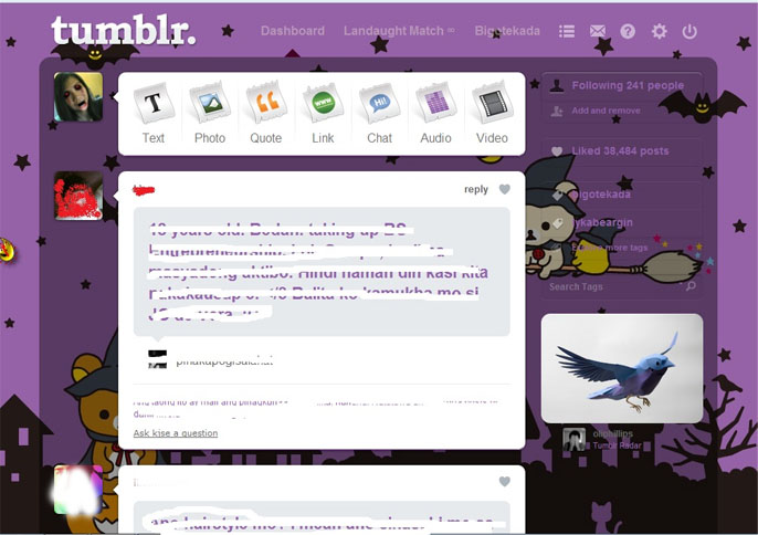 Cute Rilakkuma Halloween Tumblr Theme :3