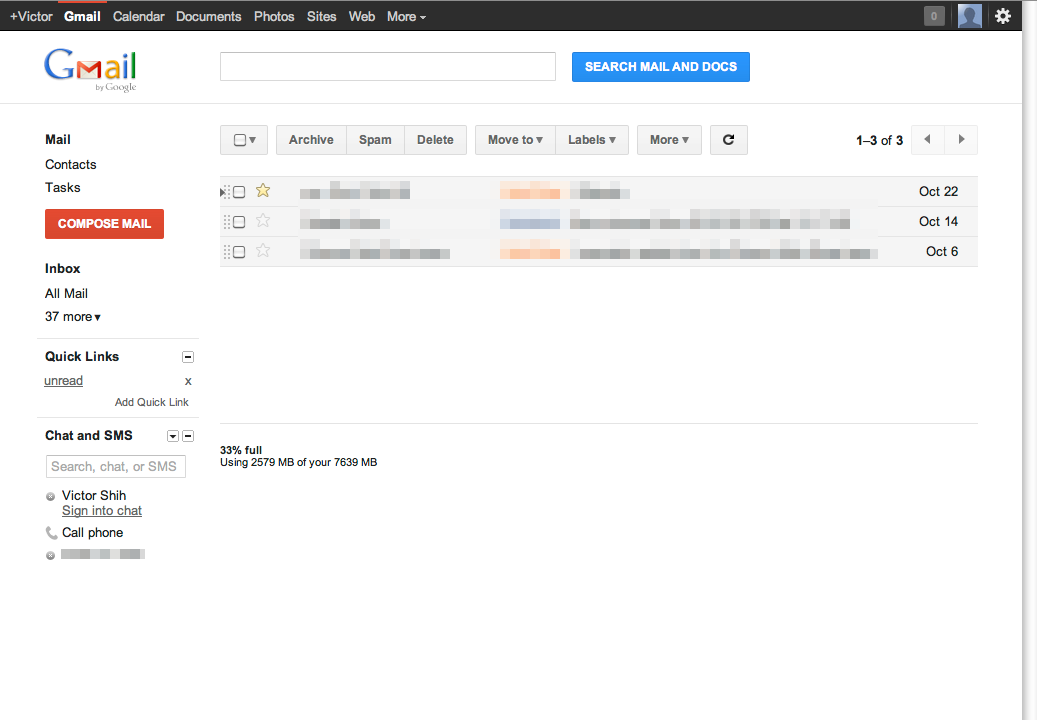 Minimalist for Gmail-like