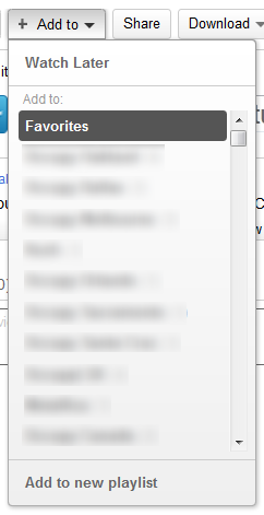 Extend the length of playlist menu on YouTube