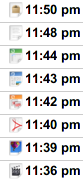 Gmail 2 - native OS attachment icons