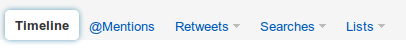 Twitter -- Simple Blue Bar Glow