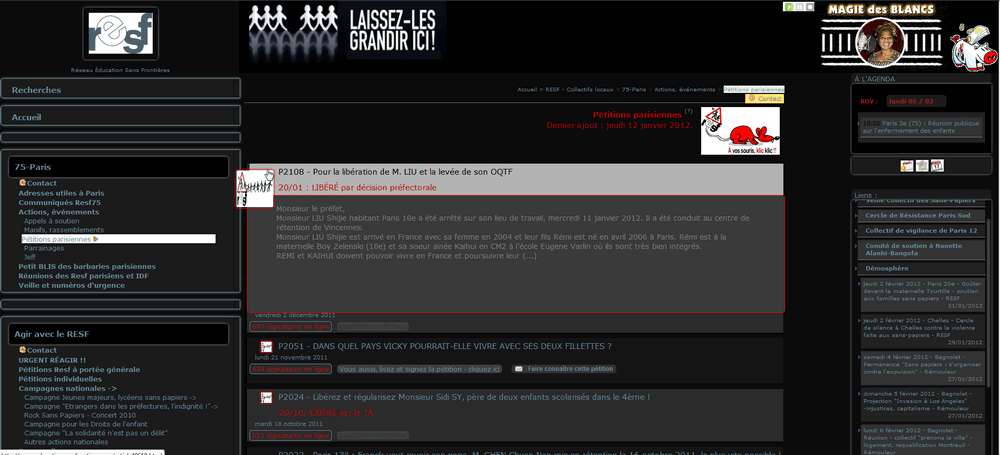 R.E.S.F. Education Sans Frontieres-Dark/Grey v.15