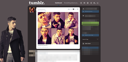 Joe Jonas dash theme.