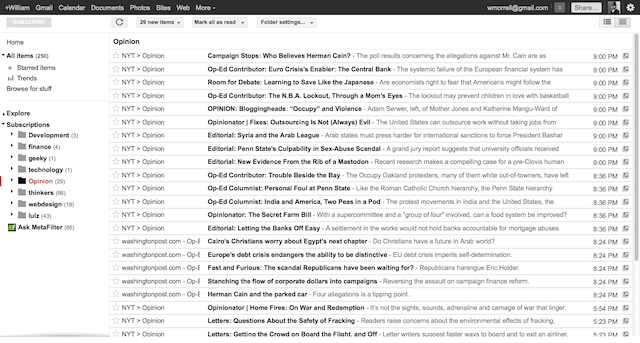 Google Reader+ Minimal