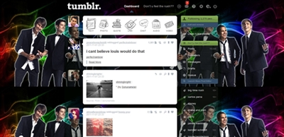 Big time rush BTR tumblr dash theme