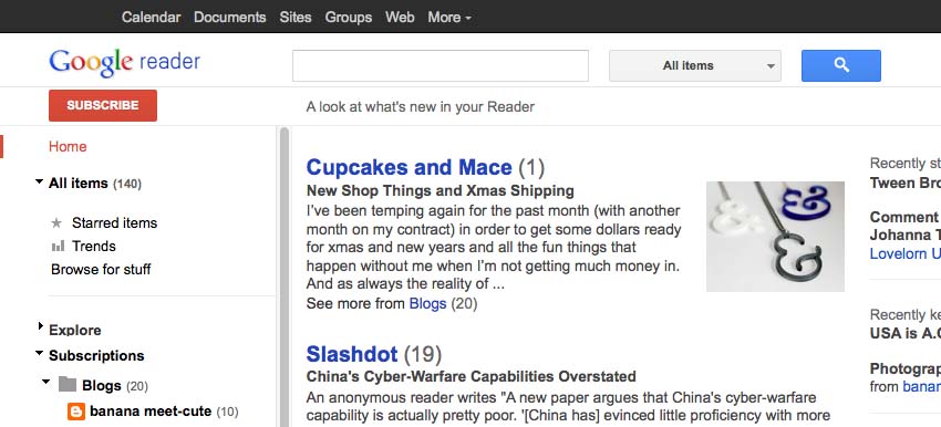 Reclaim Google Reader
