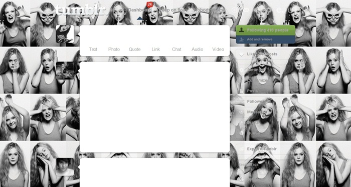 Elle Fanning tumblr dashboard