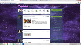 Purple Space Dash Theme