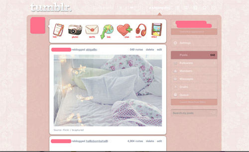 Pink and Cream Floral
