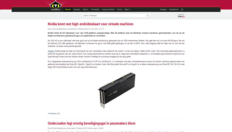 Tweakers 7 | Clean News Reading