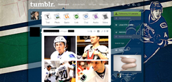 Alexandre Burrows Tumblr Dashboard Theme.