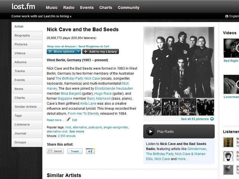 Last.fm - Blackwood v0.1