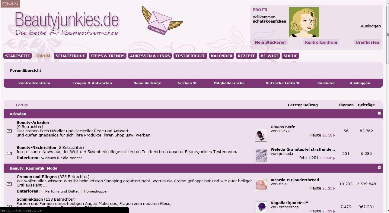 Beautyjunkies.de - Remove Whitespace