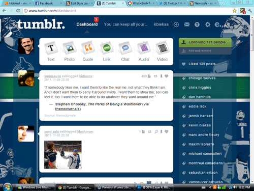 Luongo Tumblr Theme
