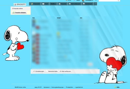 Snoopy blue for Jappy V4