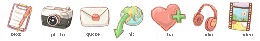 Dashboard New Post Icons