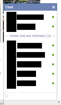 Facebook - Remove offline from chat