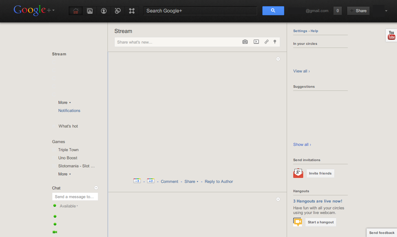 Easier on the Eyes Theme for Google+