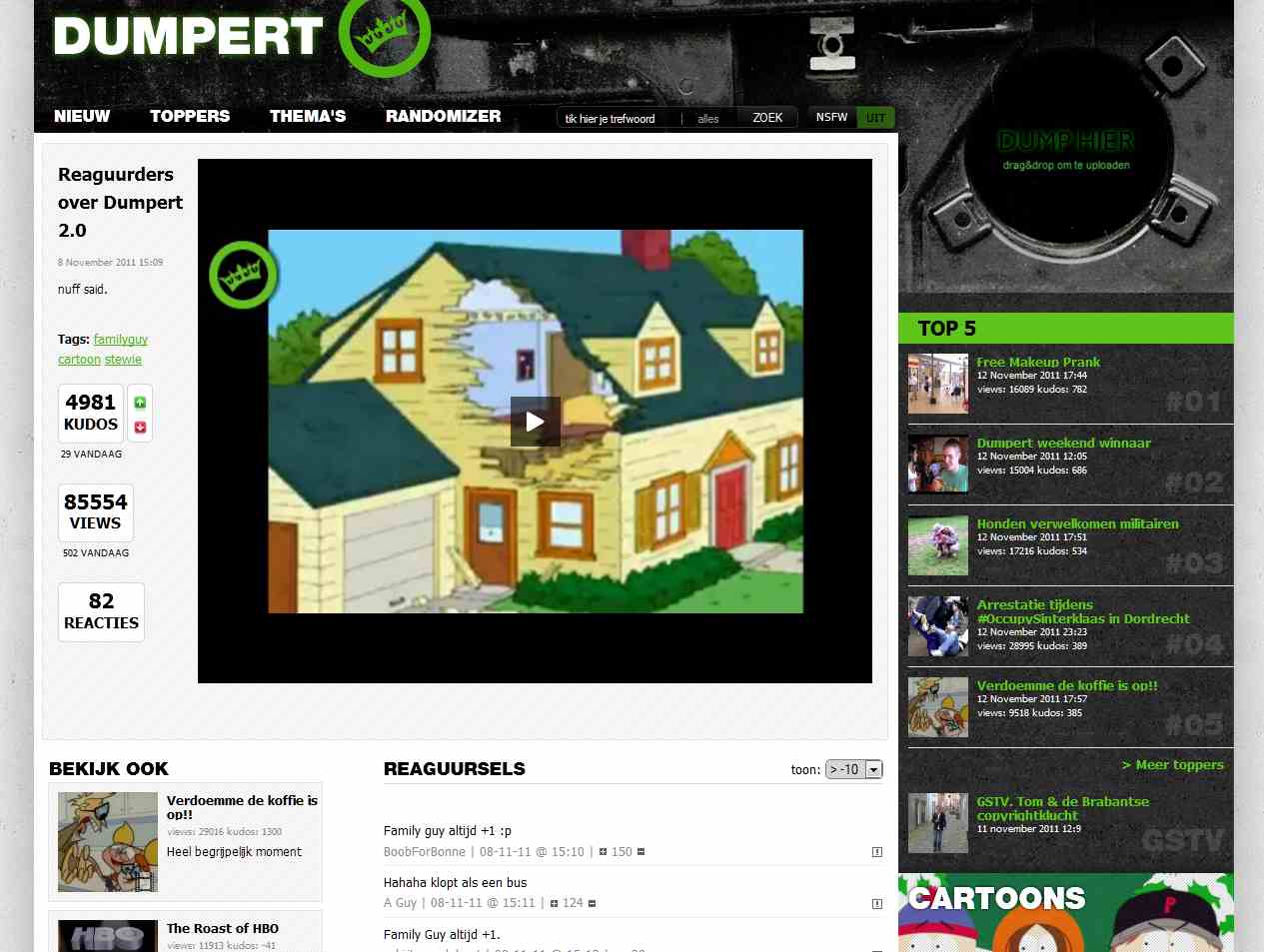 Dumpert - Grotere video